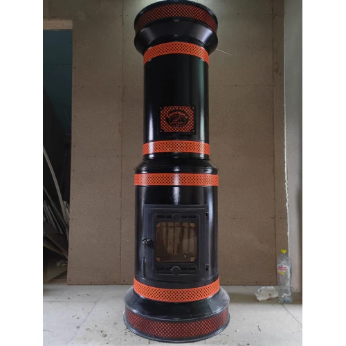 Печь круглая отопительная "ГОЛЛАНДКА КДМ-15"