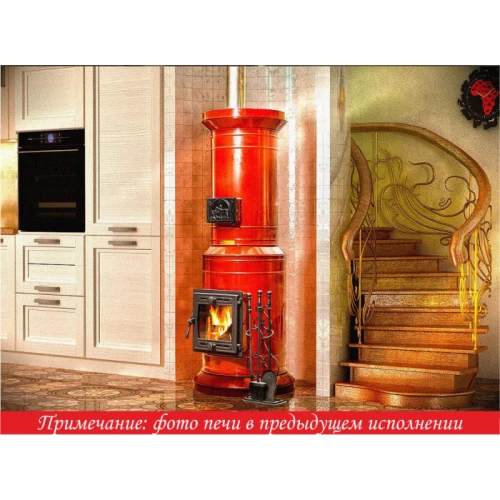 Печь круглая отопительная "ГОЛЛАНДКА КДМ-15"