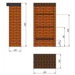Модуль "ШКАФ" в облицовке Керма-МАРС