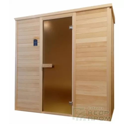 ИК-сауна 3-местная с керамическими излучателями, ширина 1,8 м, глубина 1,05 м