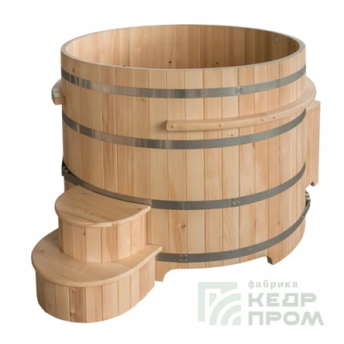 Фурако из кедра "Нирвана", с эл. водонагревателем 6кВт, диаметр 2,2 метра