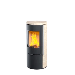 Печь-камин R1.0K Max кремовый