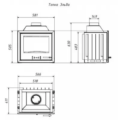 Топка Эльба 600