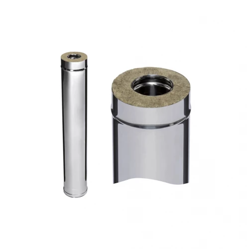 Сэндвич 1,0 м (430/0,8мм + нерж.) Ф130х200