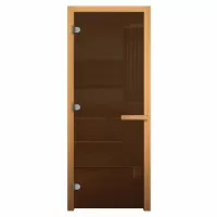 Дверь стекло  Бронза 180х70 (8мм, 3 петли 716 CR) (ОСИНА)