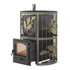 Печь для бани Эверест Ковка 24 (280) закрытая каменка