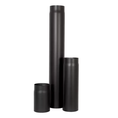 Lava Труба LAVA (конструкционная сталь 2мм, черный) 500 мм, Д120 (120) фото