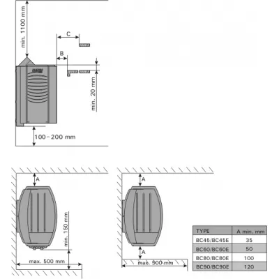 Печь электрическая Harvia Vega BC80 Steel