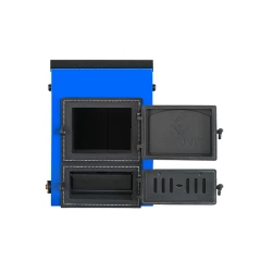 Котёл отопительный Везувий "Эльбрус-14П" (с чугунной плитой)