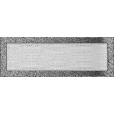 Вентиляционные решетки - Вентиляционная решетка Черная/Серебро (17*49) 49CS