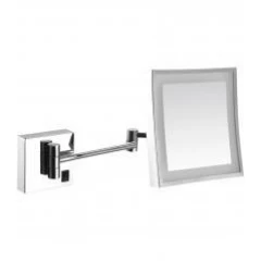 Зеркало Подвесное квадратное с LED подсветкой Nofer 08003.B