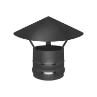 Зонт BLACK (AISI 430/0,5мм) (120)