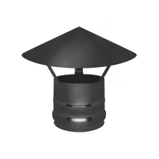 Зонт BLACK (AISI 430/0,5мм) (120)