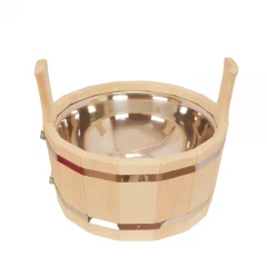 Шайка 12л с нерж. вставкой ОЛЬХА (ШДН-12)