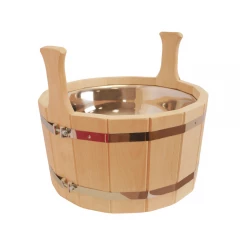 Шайка 12л с нерж. вставкой ОЛЬХА (ШДН-12)