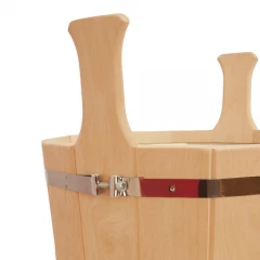 Шайка 12л с нерж. вставкой ОЛЬХА (ШДН-12)