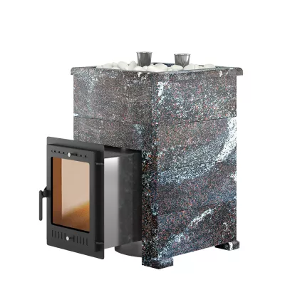 Печь для бани Эверест Steam Master 30 INOX Амфиболит, S-40