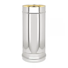 Сэндвич-труба Оц+Нерж (AISI 430/0,5мм), L-1м (115х200)