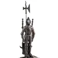 Набор каминный D50011ВК Рыцарь (4 предмета, 79см, черный), на подставке