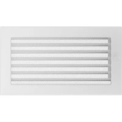 Вентиляционные решетки - Вентиляционная решетка Белая с задвижкой (17*30) 30BX