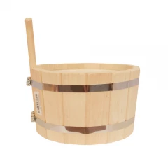 Шайка 5л с пласт. вставкой ОЛЬХА (ШП-5)