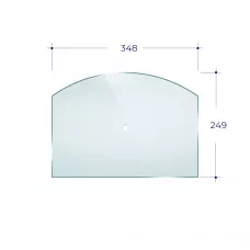 Стекло Везувий 224 (0,348*0,249) Арка под термометр