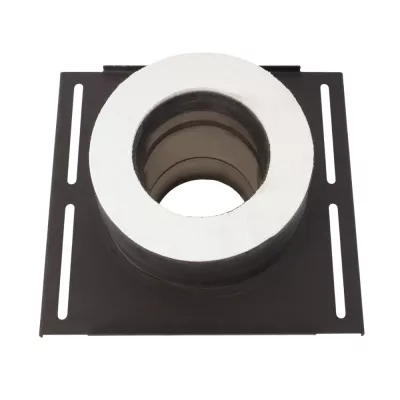 Площадка монтажная BLACK (AISI 430/1,0мм, KERALUX) д.120х200, 300*300мм