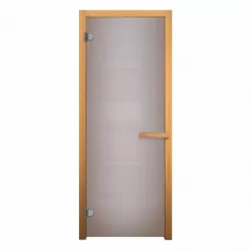 Дверь стекло  Сатин Матовая 180х70 (6мм, 2 петли 716 CR) (ОСИНА)