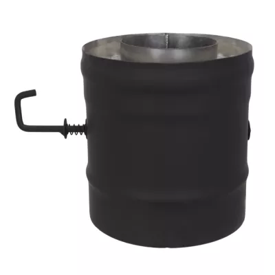 Сэндвич-шибер BLACK (AISI 430 1,0мм/0,5мм, KERALUX) д.115х200, L-0,2м (200х300, 1.557)