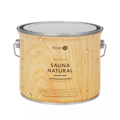 фото Пропитка для древесины Sauna Natural (2 л) ELCON