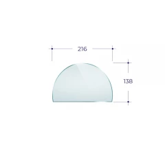 Стекло Везувий АОГТ (0,216*0,138) Арка