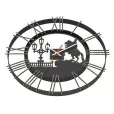 Часы кованые Везувий "Санкт-Петербург"