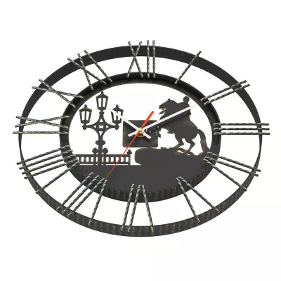 ВЕЗУВИЙ Часы кованные Везувий Санкт-Петербург фото