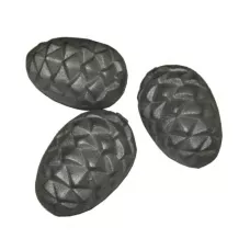 Камень чугунный для бани "Кедровая шишка" (68х98мм) КЧО-1 (5шт/уп)