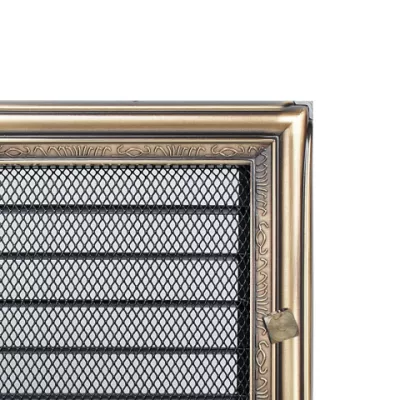 Вентиляционные решетки - Вентиляционная решетка Рустик с задвижкой (17*30) 30RX