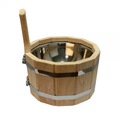 Шайка 3л с нерж. вставкой ОЛЬХА (УН-3)