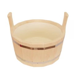 Шайка 12л с пласт. вставкой ОЛЬХА (ПЛ-14)