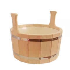 Шайка 12л с пласт. вставкой ОЛЬХА (ПЛ-14)