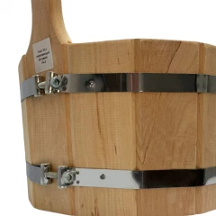 Шайка 3л с нерж. вставкой ОЛЬХА (УН-3)