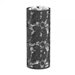 Сетка для камней на трубу "ДУБОВЫЙ ЛИСТ" BLACK, L-500