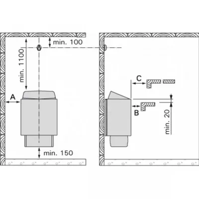 фото Печь электрическая Harvia Trendi Kip-60T Steel