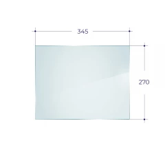 Стекло Везувий HR-15P (0,345х0,270) Арка