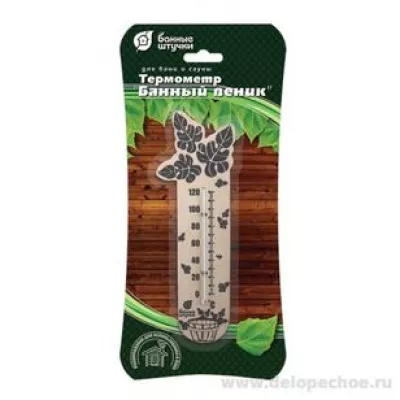 купить Термометр Банный веник 17,5-4см для бани и сауны