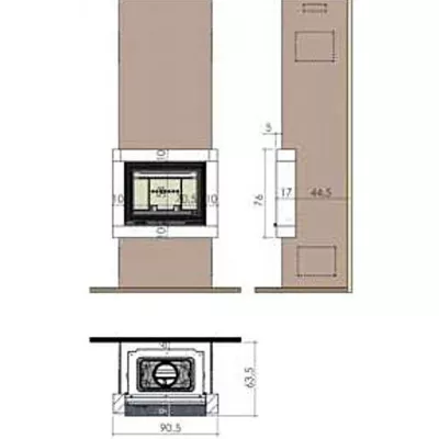 Каминная облицовка CHAZELLES Calgary