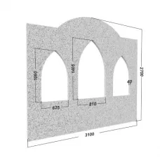 Декоративная арка для хамама №11