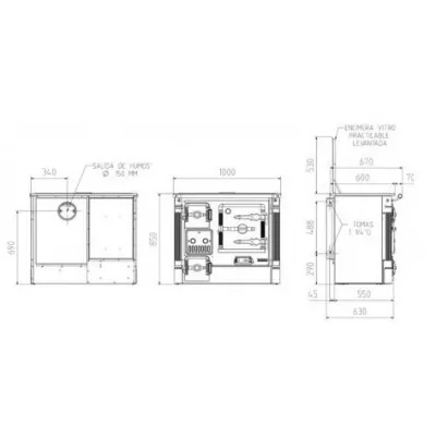 HERGOM Печь L-08 CCV D