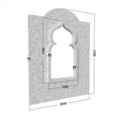 Декоративная арка для хамама №16
