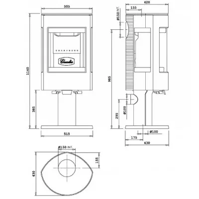 Печь CHAZELLES Equinoxe