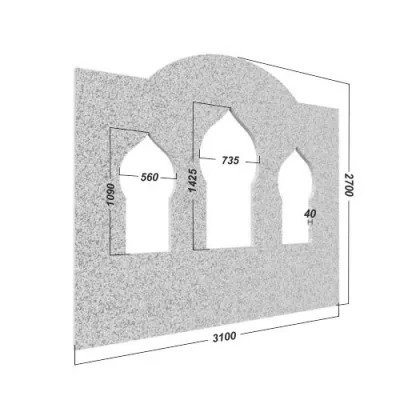 Декоративная арка для хамама №3