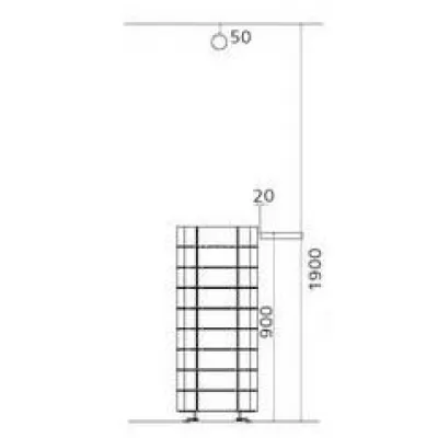 Печь электрическая TULIKIVI Nuoska 6,8кВт Graphite